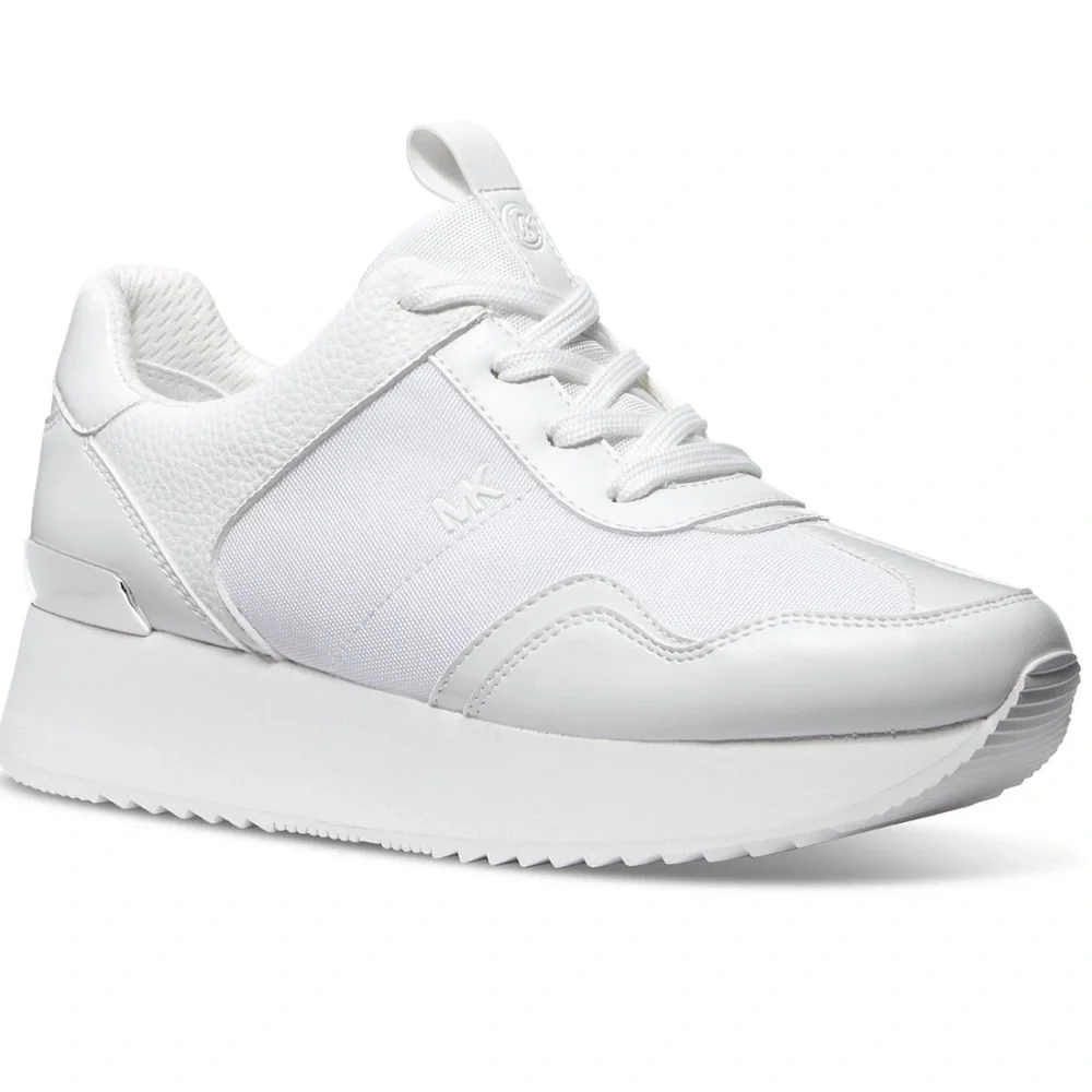 Michael Kors Women's Raina Lace-Up Trainer Running Sneakers - Picture 2 of 14